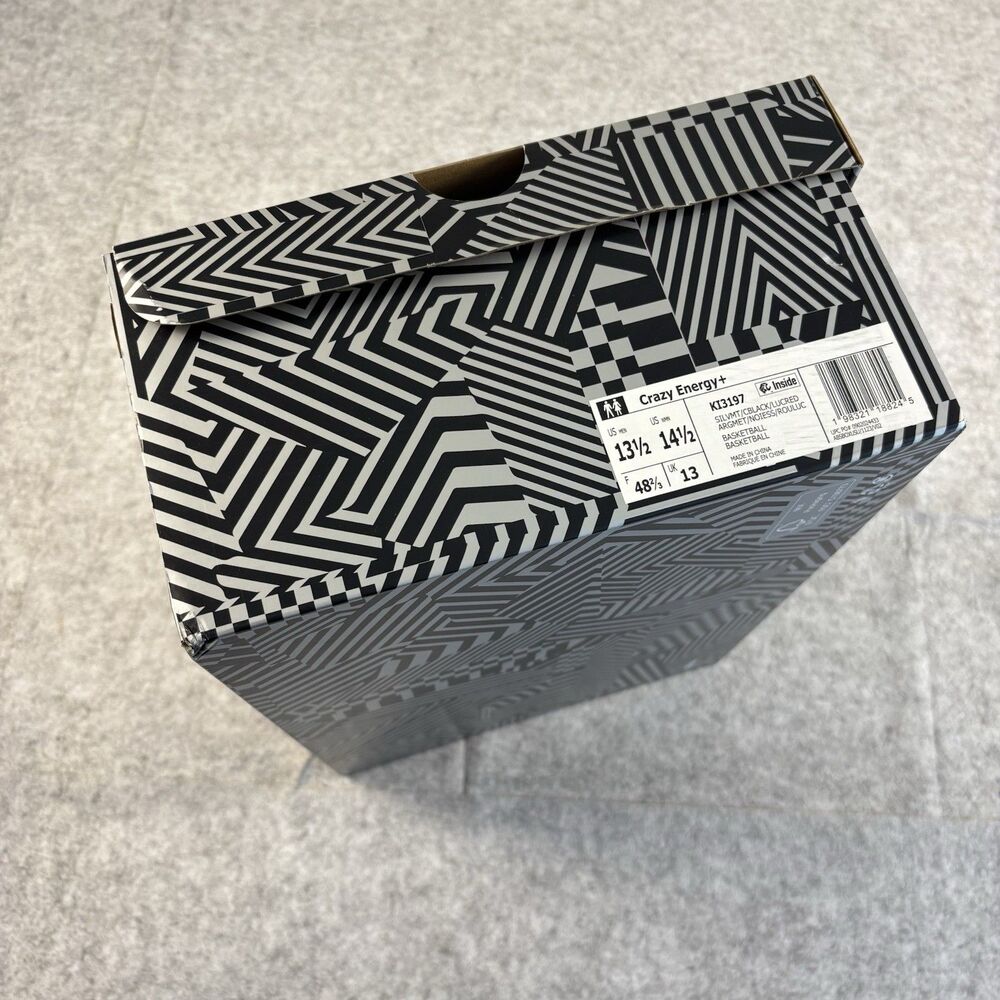 EMPTY REPLACEMENT SHOE BOX ONLY - Adidas Crazy Energy+ Men’s 13.5 KI3197